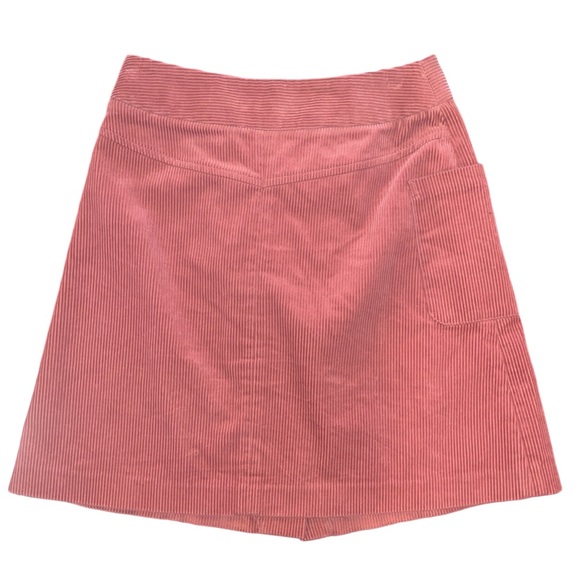 Lily - corduroy, mini skirt rose gold buttons XS sample piece!! - Picture 3 of 11